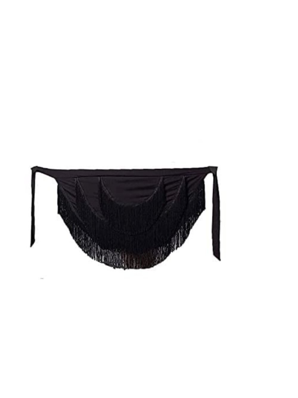 DODOLOOK Women's Dance Skirt Fringe Tango Latin Practice Performance